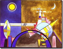 Wassily Kandinsky - Picture Xvi, The Great Gate Of Kiev Stage Set For Mussorgsky'S Pictures At An Exhibition I