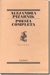 Portada libro Pizarnik