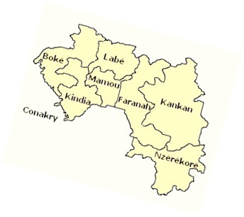 Regiones de Guinea