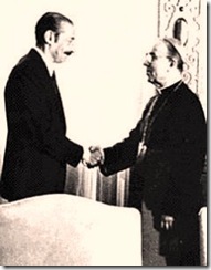 Cardenal Samore y Videla Argentina
